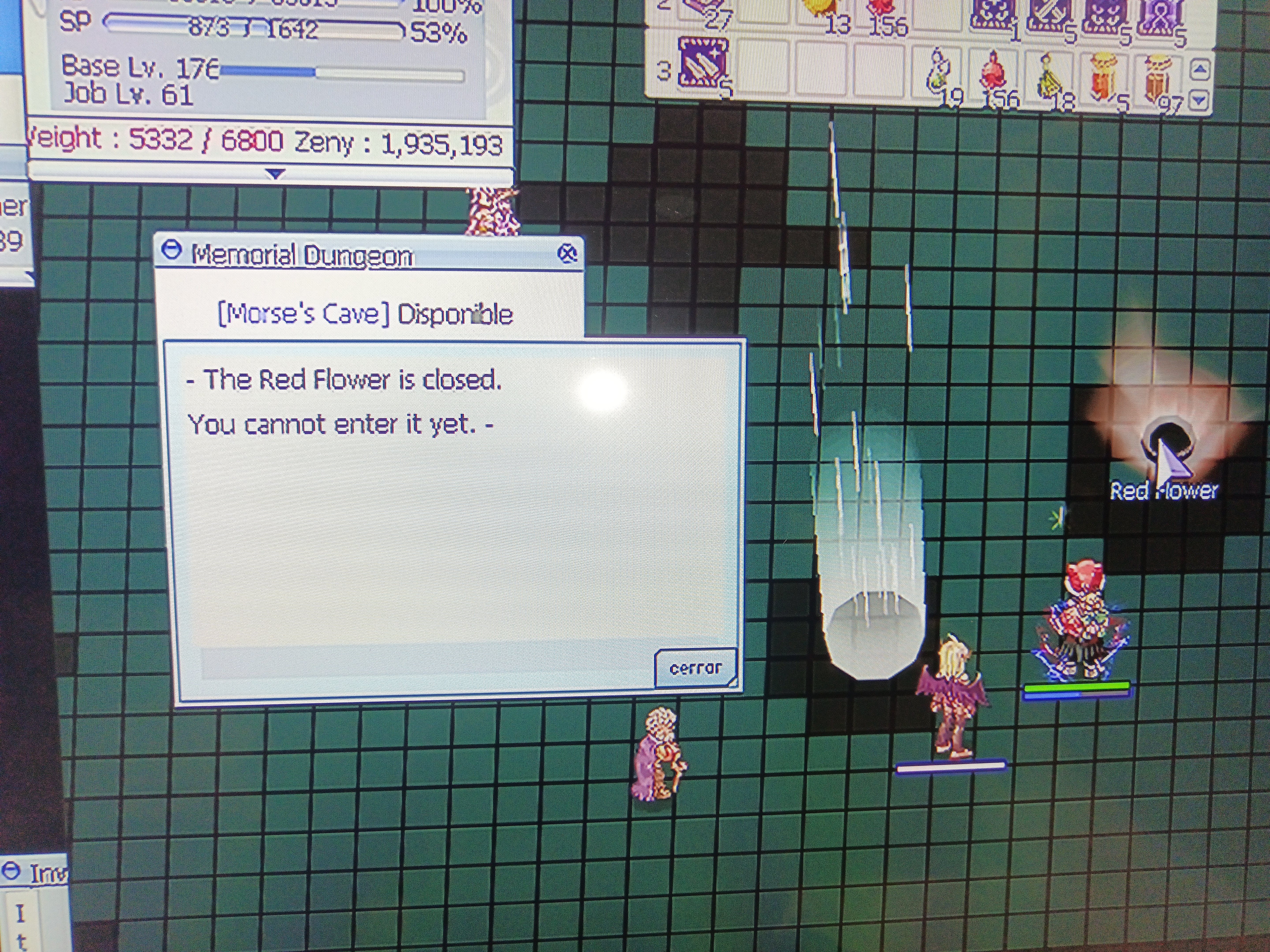 Más información sobre "No permite ingresar a morse cave"