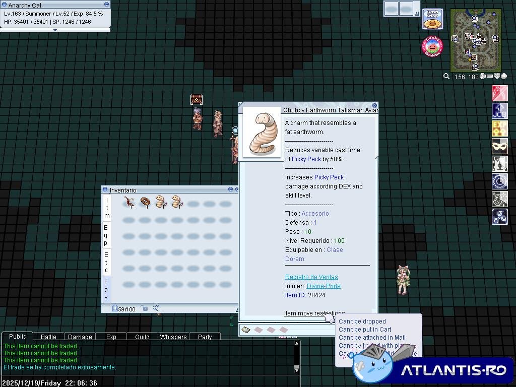 Más información sobre "Chubby Worm Talisman [1]"