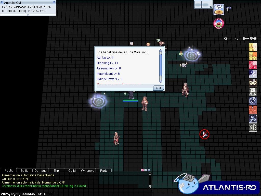 Más información sobre "ERROR BUFF GREMIO AVENTUREROS"